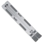 Stand Notebook Spacer 15.6″, aluminiu, pliabil si ajustabil, 7 trepte de inaltime, husa de transport, gri - Image 3
