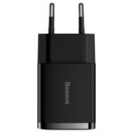 Incarcator retea Baseus Compact, negru - Image 2