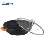 CRATITA ALUMINIU+CAPAC 32X8.5CM,5.5L,DARK LINE, COOKING BY HEINNER - Image 2