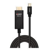 Cablu Lindy 1m Mini DP la HDMI (HDR) - Image 2
