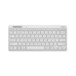 Tastatura Trust Lyra Wireless, conexiune USB-A, USB-C 1.1, distanta acoperire wireless 10m, 1x AAA baterie, compatibila cu laptop, pc, Bluetooth devices, tableta, alba
