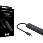 CONCEPTRONIC CTC4USB3 4-Port USB 3.2 Gen 1 Hub with Power Jack, USB-A x 4, 23.5 x 101 x 26 mm