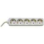 Prelungitor Bachmann SELLY 5xCEE7/3 PC, fara intrerupator, lungime cablu 3m, H05VV-F 3G1, alb - Image 2