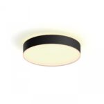 Plafoniera LED Philips Hue Enrave, Bluetooth, 19.2W, 2450 lm, luminaalba(2200-6500K), IP20, 38.1cm, Negru, Intrerupator cu variator inclus