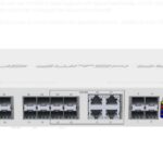 Mikrotik Cloud Router Switch, CRS328-4C-20S-4S+RM; Smart Switch, 20 xSFP cages, 4 x SFP+ cages, 4 x Combo ports (Gigabit Ethernet or SFP),800MHz CPU, 512MB RAM, 1U rackmount case, Dual Power Supplies, RouterOSL5 or SwitchOS (Dual Boot); Max power consumption: 43 W;
