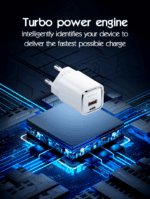 Incarcator retea Serioux 30W Quick Charge, Intrare AC100-240V~ 50/60Hz 0.7A Max, PD Ieșire: 5V-3A, 9V-3A, 12V-2.5A, 15V 2A, 20V=1.5A (30W), QC Ieșire: 5V-3A, 9V-2A, 12V=1.5A (18W), PD+QC=5V=3.6A, Total: 30W Max - Image 10