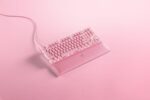 Tastatura Razer Huntsman V2 Tenkeyless (Red Switch), cu fir, roz - Image 4