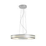 Pendul LED Philips Hue Being, Bluetooth, 25W (204W), 2900 lm, luminaalba(2200-6500K), IP20, 48.2x158cm, Argintiu, Intrerupator cu va riatorinclus