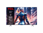 Televizor TCL QLED 55T8B, 139 cm, Smart Google TV, 4K Ultra HD, 100Hz, Clasa E