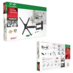 Suport TV de perete Barkan, cu brat 13"- 65", Max 36kg, VESA 400x400, negru - Image 9