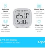 TP-LINK TAPO T315, Monitor smart de temperature si umiditate (necesită Hub Tapo), Wireless: 868 / 922 MHz, Acuratete temperature: ±0.3°C, Acuratete umiditate: ±3%RH, Dimensiuni: 62 × 62 × 24.5 mm, Alimentare: 2 × AAA/LR03 battery - Image 3