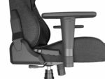 Scaun gaming Genesis Nitro 550 G2, material Synthetic PU + Textil, reglabil pe inaltime, greutate maxima suportata 150 kg, inaltime scaun reglabil 46.5 - 53.5 cm, spatar ajustabil 135°, dimensiuni roti 60mm, gri - Image 7