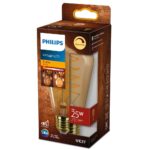 Bec LED vintage (decorativ) Philips Classic Gold Bulb ST64, EyeComfort ,E27, 4W (25W), 250 lm, lumina calda (1800K), dimabil, cu filament - Image 2