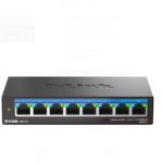 D-LINK DMS-108 UNMANAGED SWITCH 8 PORT, Interfata: 8 x 10/100Mbps/1G/2.5G, Auto MDI/MDIX, Capacitate Switch 40 Gbps,  Packet Forwarding Rate: 29.76 Mpps, Dimensiuni: 145 x 82 x 28 mm, Greutate: 343g