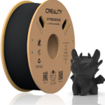 CREALITY HYPER PLA 3D Printer Filament, Black, Temperatura printare: 200-220 grade celsius, Diametru filament: 1.75mm, Tensile strength: 52.99MPa, Bending strenght:92.38Mpa Dimensiuni rola filament: Diametru 200mm, inaltime 70mm, gaura centrala 56mm, viteza printare: pana la 600mm/s,