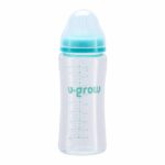 Biberon de sticla 260 ml+2 tetine extra, U-Grow - Image 2
