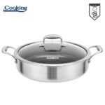 CRATITA CU CAPAC, 30x7.8 CM, 4.8 L, TITANIUM3, COOKING BY HEINNER