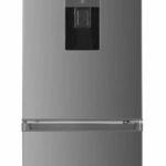 Combina frigorifica HEINNER HC-HM260XWDF+, 260 l, Clasa F, Dozator apa, Aspect inox