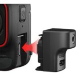 Insta360 Microphone Adapter Ace/Ace Pro, 1 x USB-C Female Input, 1 x USB-C Integrated Male Input, 1 x 1/8" / 3.5 mm Input, negru - Image 5