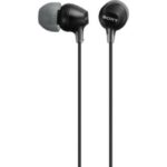 Casti In-ear SONY MDR-EX15AP, Cu fir, Negru