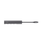 HUB USB Trust Halyx, USB-C la 4 x USB-A 3.2 Gen 1, dimensiune cablu 10cm, din aluminiu, argintiu - Image 5