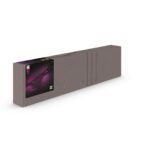 Spot LED RGB Philips Hue Perifo, kit de baza, 4 spoturi, Bluetooth ,control vocal, 24V, lumina alba si color (2000-6500K), IP20, 221.5cm,Negru - Image 3