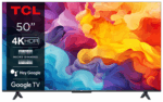 Televizor LED TCL 50P61B, 50''(126cm), 4K, Smart TV, Negru