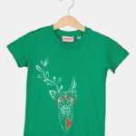 TRICOU  CERB FAMILIE COPII   K GREEN-6
