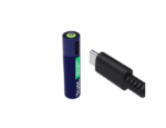 Baterii reincarcabile AAA Trust, incarcate prin USB-C, putere intrare 1.2W, pachet de 4 bucati. - Image 2