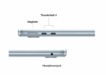 MacBook Air 13.6" Retina/Apple M4 (CPU 10-core, GPU 8-core, Neural Engine16-core)/16GB/256GB - Sky Blue - INT KB (2025) 30W USB‑C - Image 3