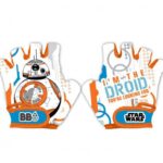 MANUSI PENTRU BICICLETA SEVEN, MODEL STAR WARS, ALB PORTOCALIU