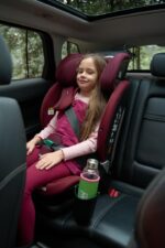 Scaun auto I-size U-Grow Goldfix Plus, isofix, 76-150 cm (9-36 kg), boxa bluetooth, rosu - Image 14