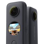 Camera video sport Insta360 ONE X2, 5.7K, 360°, Waterproof(pana la 10 metri), 4 microfoane, Mod Steadycam, InstaPano, Slow Motion, capacitate acumulator 1630 mAh, culoare neagra - Image 4
