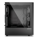 Carcasa Sharkoon RGB WAVE Mid Tower NEGRU - Image 4