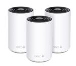 TP-Link AXE5400 home mesh Wi-Fi 6E System, Tri-Band, Deco XE75(3-pack);  Standarde Wireless: IEEE 802.11ax 6 GHz, IEEE 802.11ax/ac/n/a 5 GHz, IEEE 802.11ax/n/b/g 2.4 GHz, viteza WIFI: 6 GHz: 2402 Mbps (802.11ax, HE160), 5 GHz: 2402 Mbps (802.11ax, HE160), 2.4 GHz: 574 Mbps (802.11ax), acoperire-