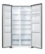 Side by Side HEINNER HSBS-HS519NFBKWDE++, No Frost, 519 L, Clasa E, Dozator apa, Negru - Image 2