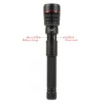 Lanterna PNI Adventure F450 din aluminiu cu focus si functie BOOST, led 20 W, 1500 lm pana la 450 m, IPX5, power bank cu iesire USB, incarcare prin micro USB, acumulator 4400 mAh inclus, functioneaza 10 ore continuu. - Image 6