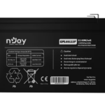 Acumulator nJoy GPL09122F 12V 30.55W/cell, Capacitate 32.00W/cell evaluat la 10V15 min, Tensiune 12V, Tip VRLA - fara mentenanta, Caracteristici: Sigilata complet si fara intretinere, Pana la 500 de cicluri la 100% DOD, Utilizare standard 9 ani, Auto-descarcare limitata, Conectori : F2 terminal -