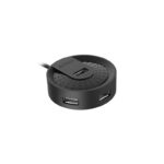 HUB extern A4TECH HUB-20, viteza transfer de date pana la 480 Mbps porturi USB-A: USB 2.0 x 4, conectare prin USB , cablu 1.5 m, negru - Image 2