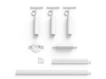 Spot LED RGB Philips Hue Perifo, kit de baza, 3 spoturi, Bluetooth ,control vocal, 24V, lumina alba si color (2000-6500K), IP20, 171.5cm,Alb - Image 4