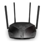 Mercusys Router, AX3000, MU-MIMO, Dual-Band, WPA3, Standarde wireless: Wi-Fi 802.11ax/ac/a/b/g/n, Rata semnal: 2402 Mbps (5 GHz) + 574 Mbps (2.4 GHz), Securitate Wireless:  WEP, WPA / WPA2-Personal, WPA2 / WPA3-Personal, Interfață: 1× Port WAN Gigabit + 3× Porturi LAN Gigabit,   4× Antene fixe
