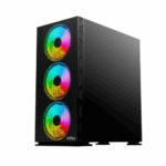 Carcasa nJoy Kona, Mid Tower NEGRU - Image 4