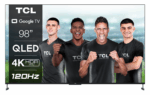Televizor Smart QLED TCL 98C735 2,49 m (98") 4K Ultra HD Wi-Fi Negru