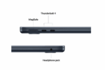 MacBook Air 13.6" Retina/Apple M4 (CPU 10-core, GPU 10-core, Neural Engine16-core)/32GB/1TB - Midnight - INT KB (2025) 35W (Cto from MC6C4RO/A) - Image 3