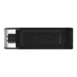 Memorie USB Kingston DataTraveler 70, 64 GB, USB 3.2, Negru