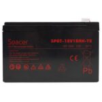 Acumulator UPS SPACER 12V/12Ah, negru - Image 2