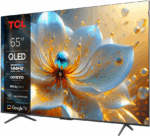 Televizor TCL QLED 65T8C, 164 cm, Smart Google TV, 4K Ultra HD, 144Hz, Onkyo - Image 3