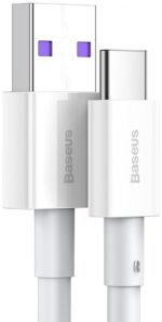 Cablu alimentare si date Baseus Superior, Fast Charging Data Cable pt. smartphone, USB la USB Type-C 66W, 2m, alb - Image 2