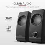 Boxe Stereo Trust Remo 2.0 Speaker Set, 8W, negru - Image 4