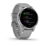 Ceas Smartwatch Garmin Vivoactive 4S, Powder Gray/Silver SEU - Image 3